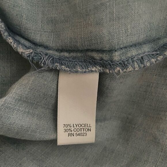 Women’s Banana Republic Belted Denim Dress Size 4 - Picture 5 of 6